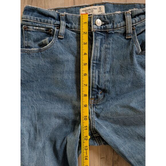 Abercrombie & Fitch Curve Love 90s Straight Ultra High Rise – Size 28/6R  (A6) - Picture 5 of 7